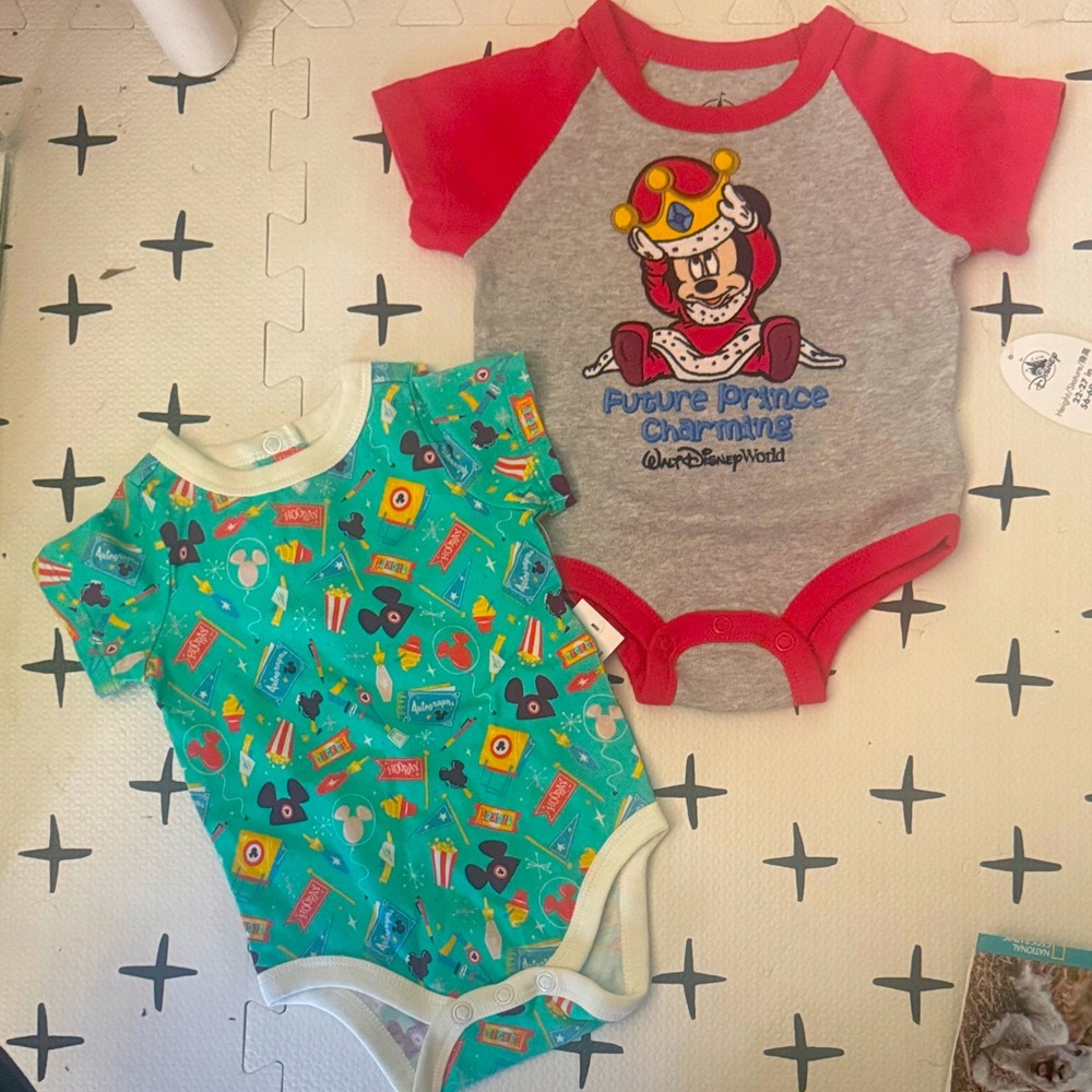 Disney world Mickey onesie lot bundle